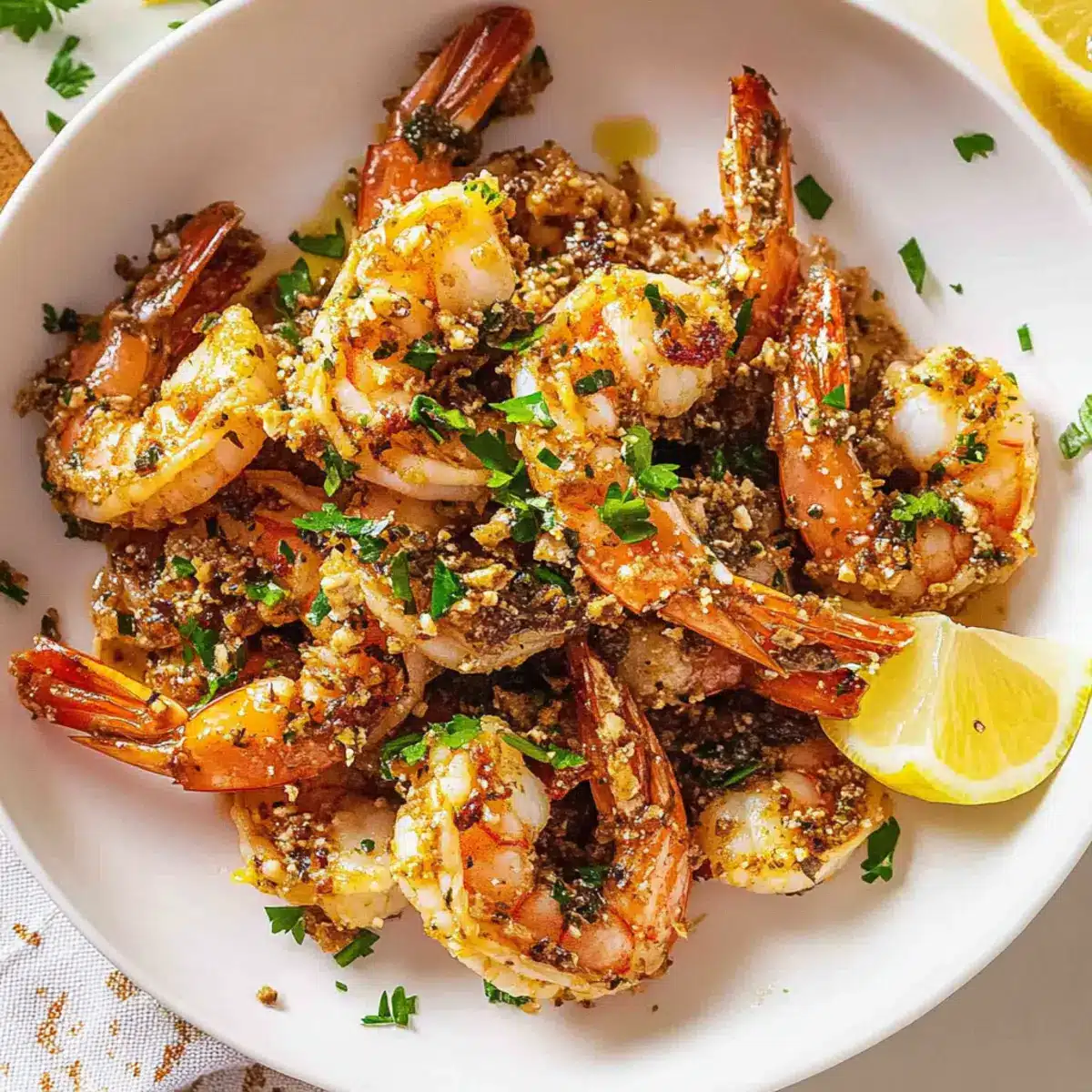 Hawaiian Garlic Shrimp