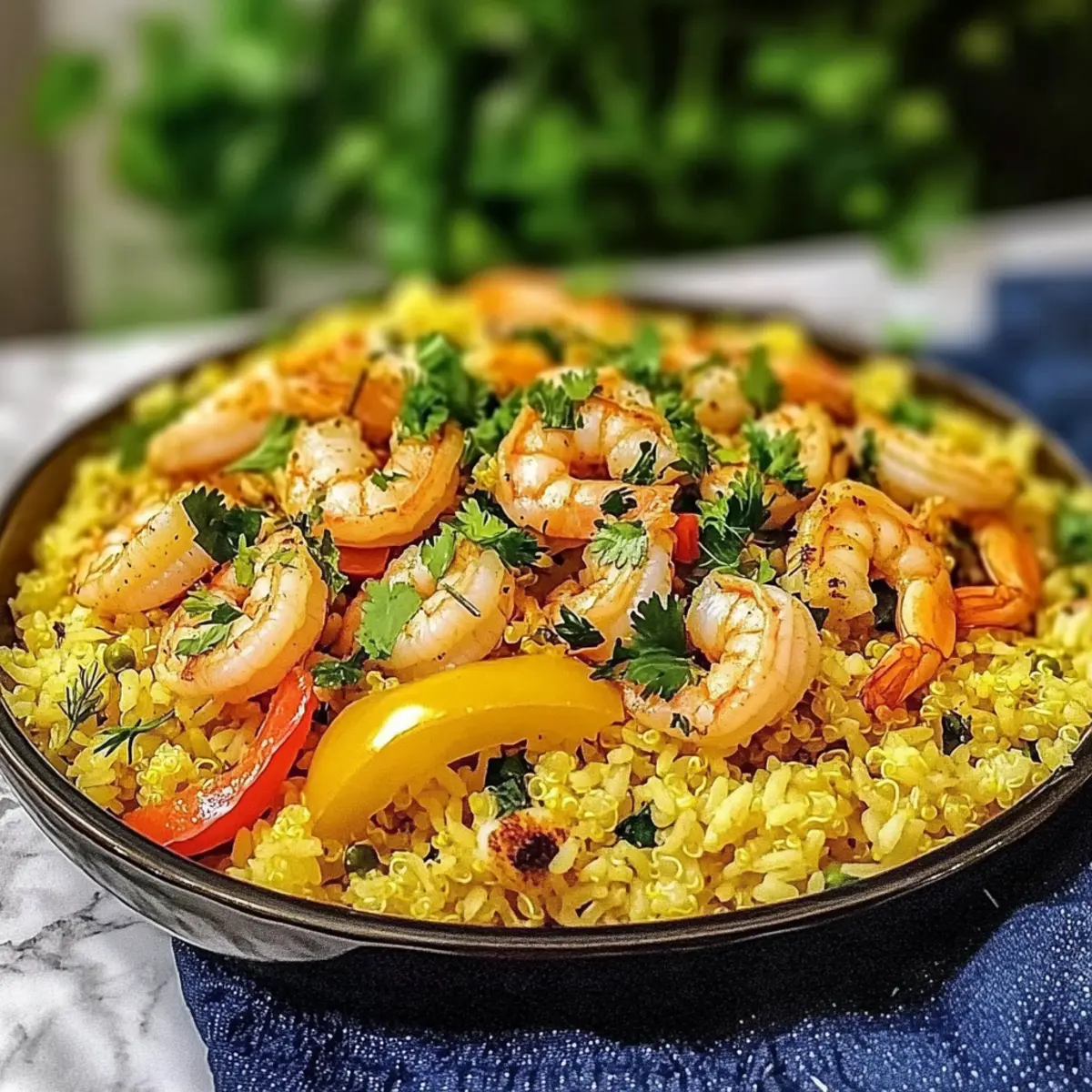 Shrimp Rice with Herbs
