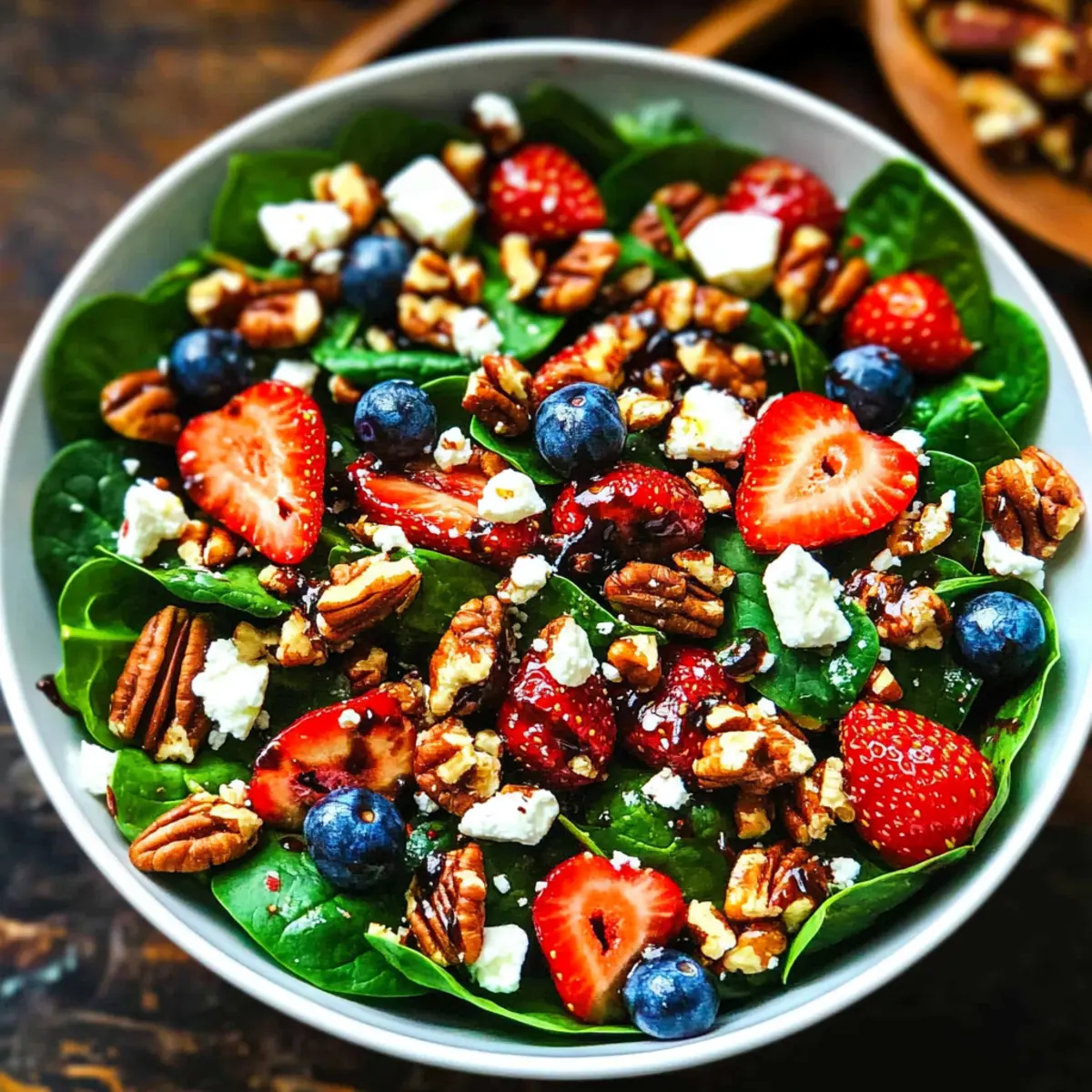 Strawberry Spinach Salad