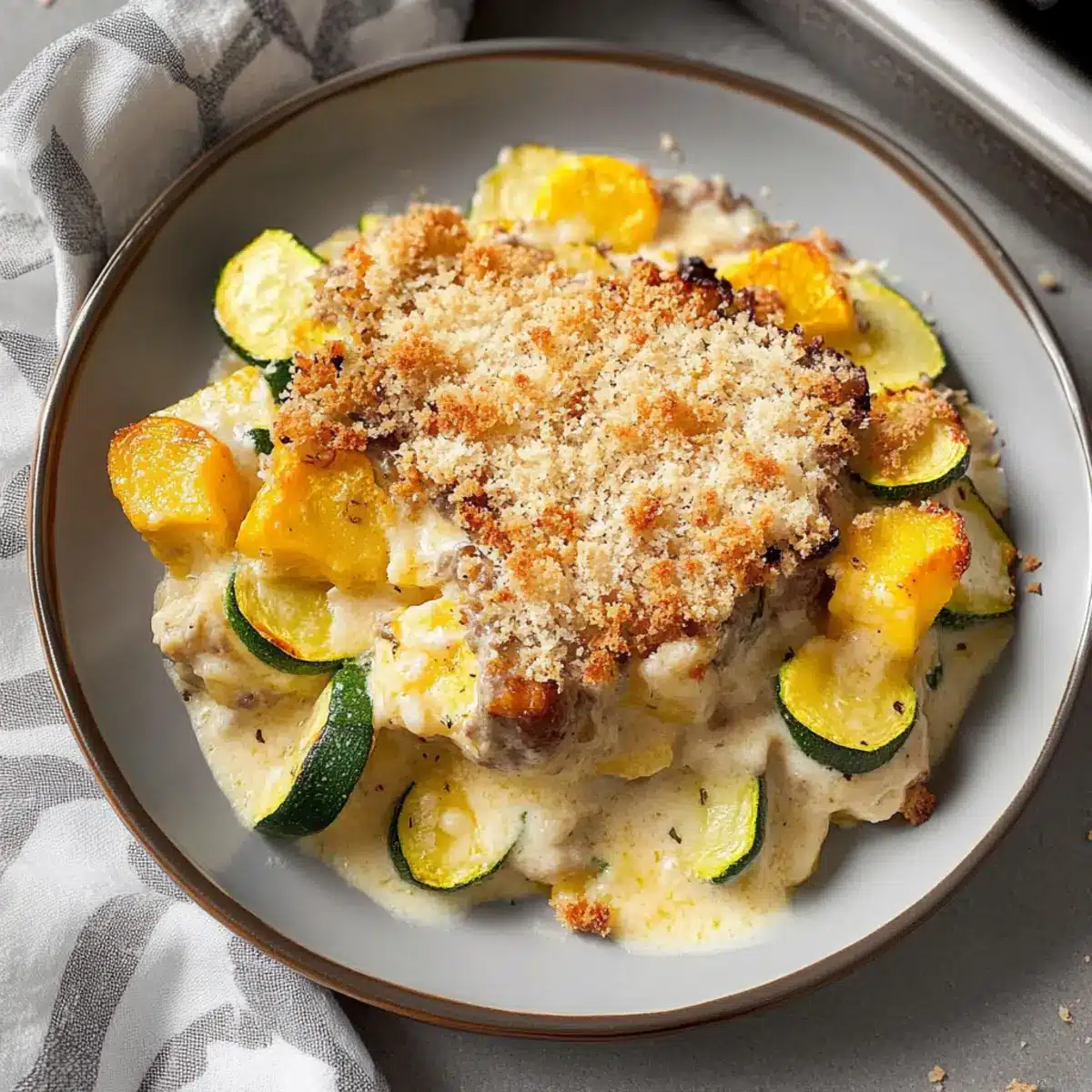 Yellow Squash and Zucchini Casserole