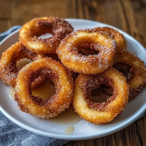 Air Fryer Cinnamon Apple Ring