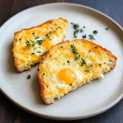 Egg and Cheese Toasts