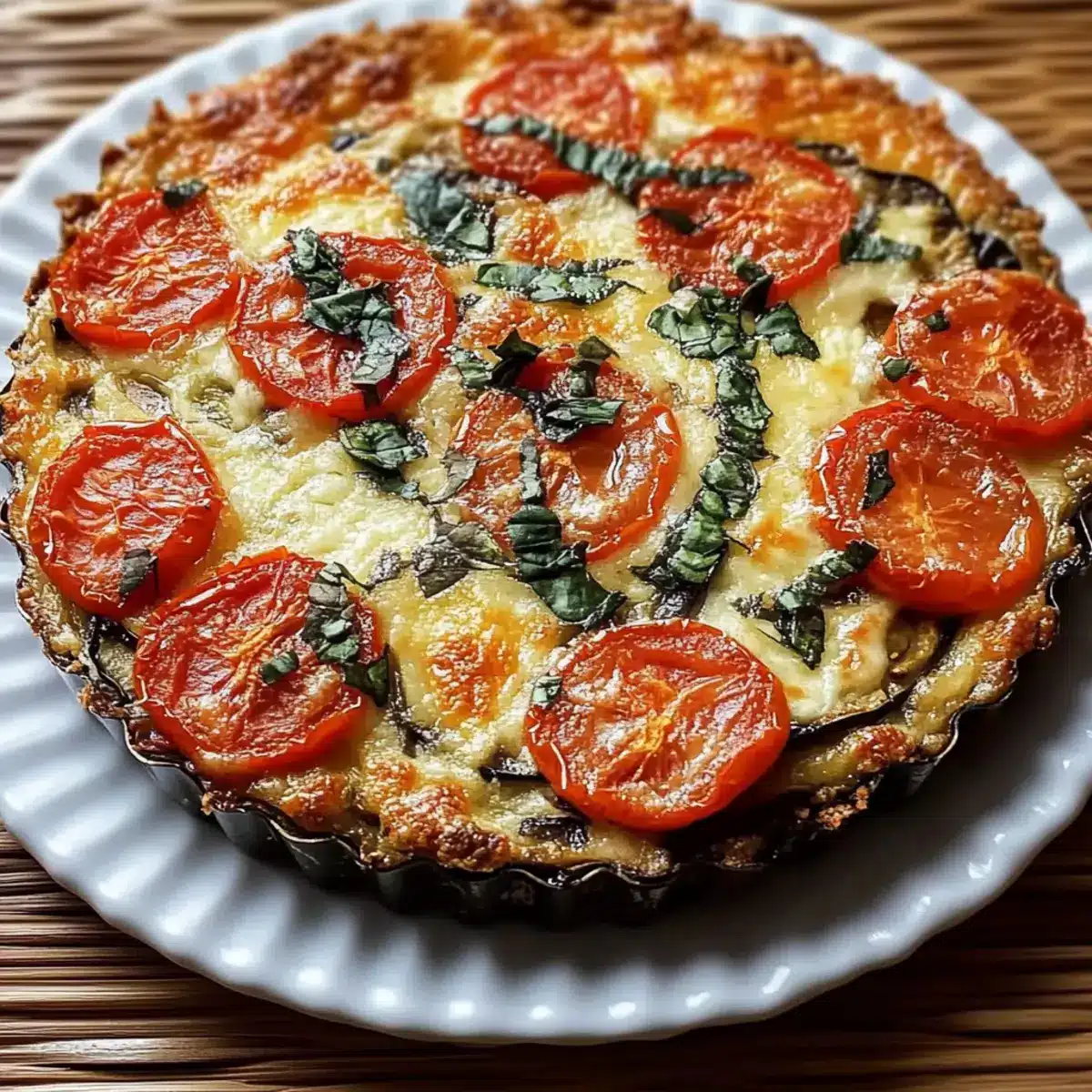 Summer Tomato and Eggplant Pie