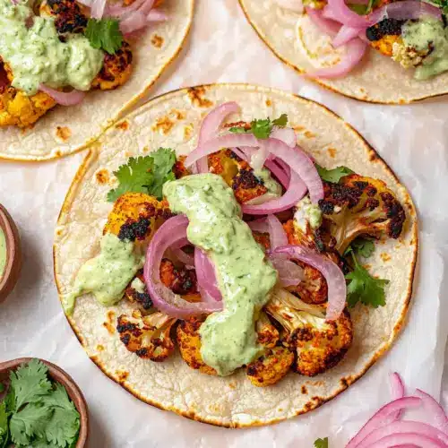 Spicy Cauliflower Tacos