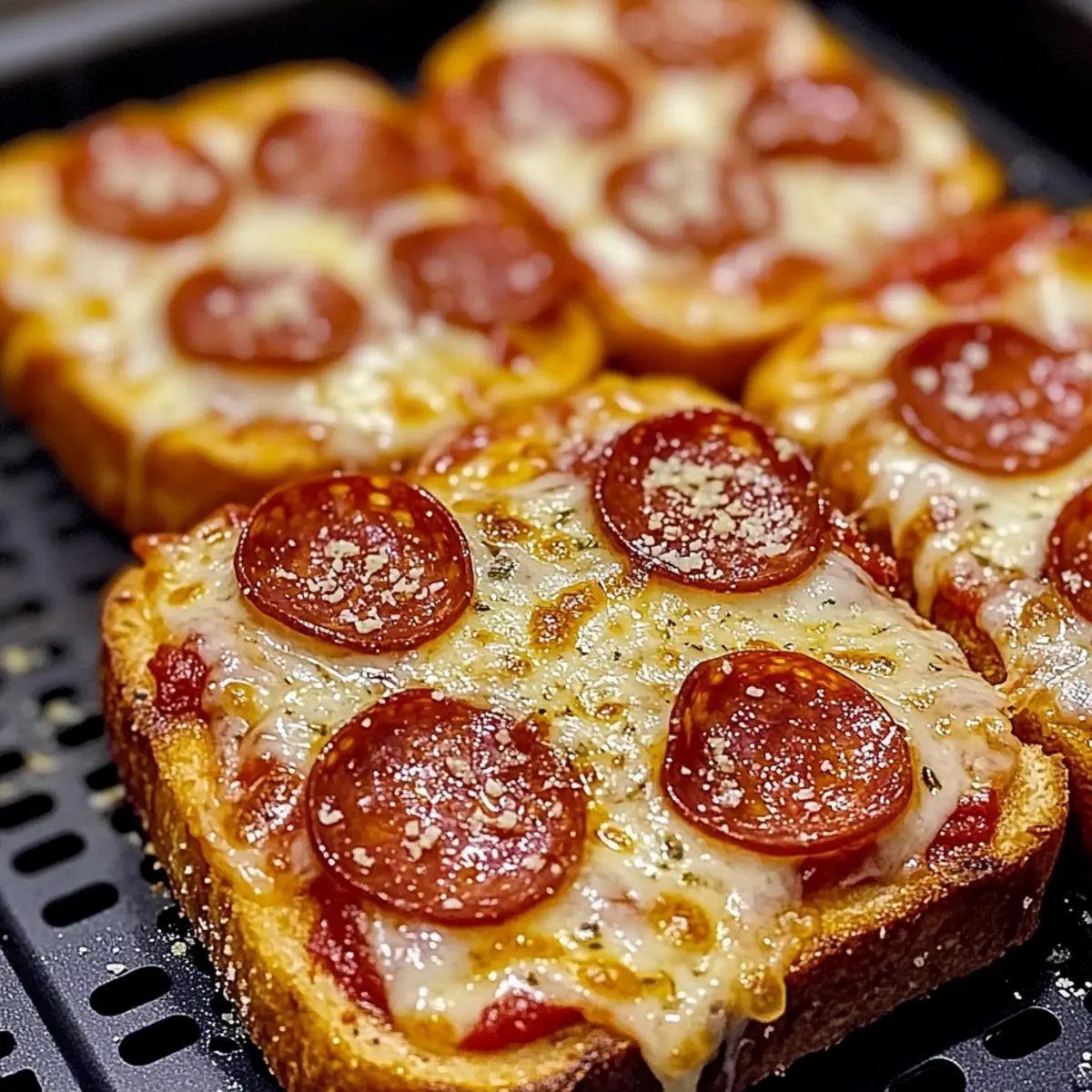 Texas Toast Pizza Air Fryer – Family Dinner Idea