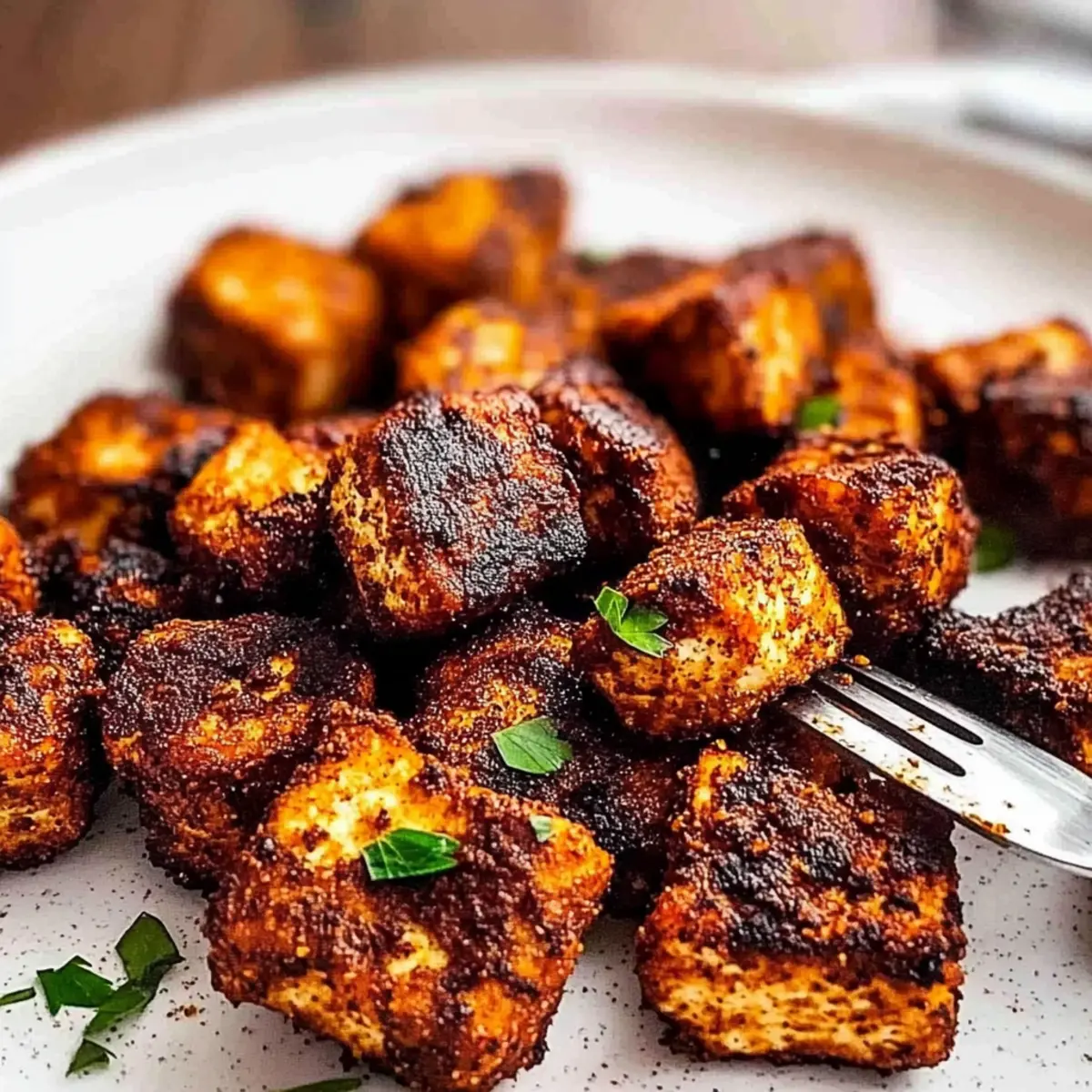 Crispy Cajun Tofu Bites