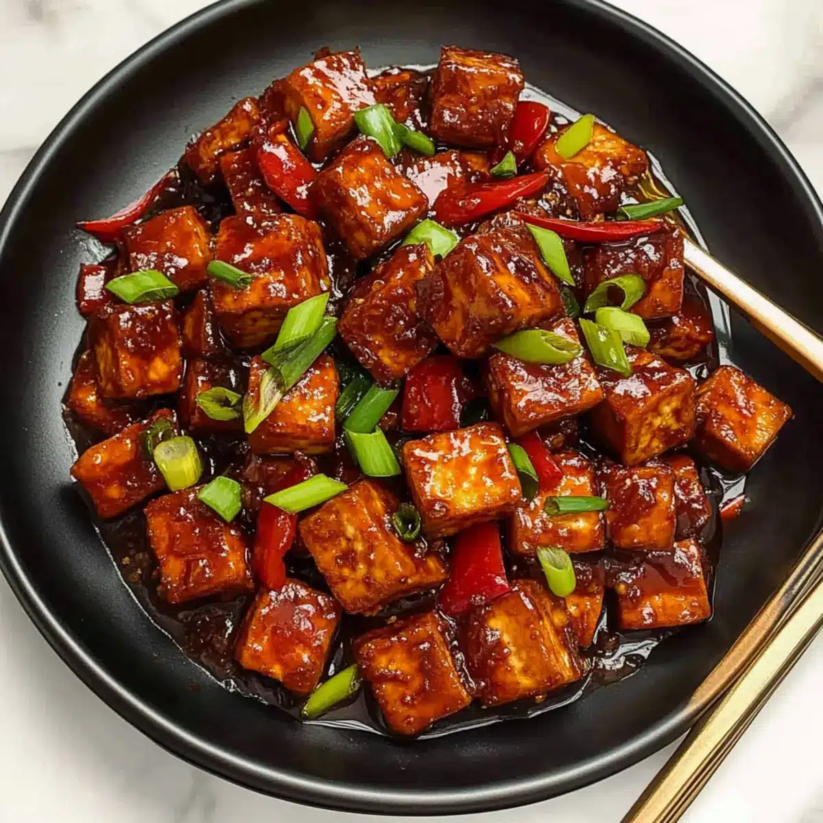 Crispy Szechuan Tofu