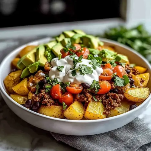 Loaded Potato Taco Bowl