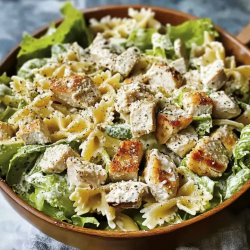 Chicken Caesar Pasta Salad
