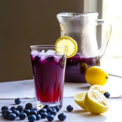 blueberry-lemon iced tea