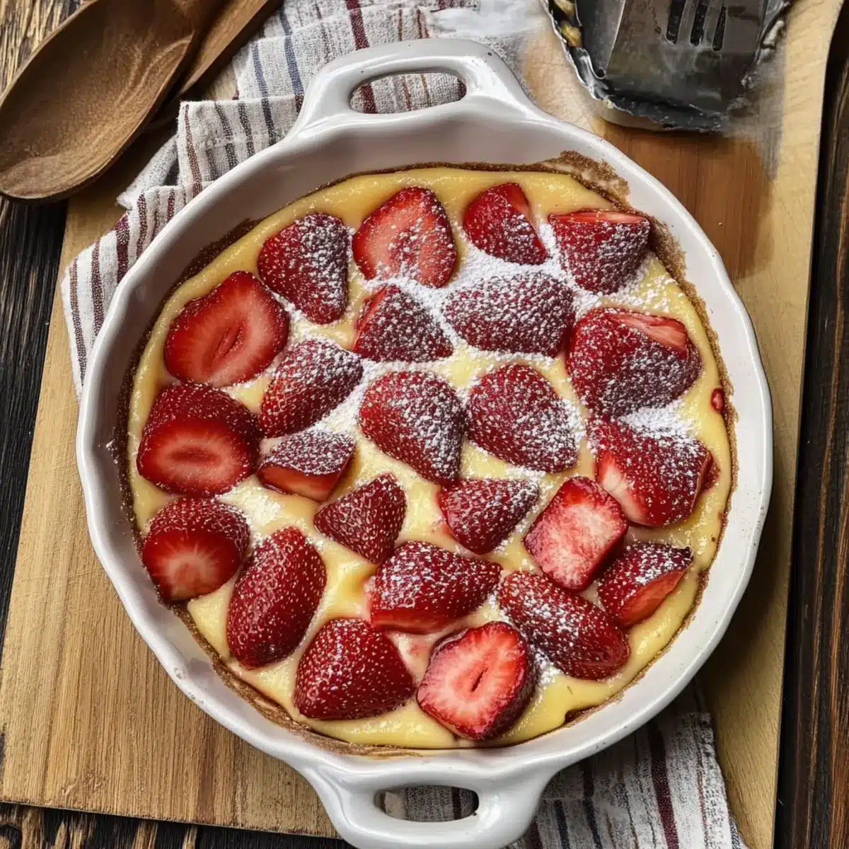 Strawberry Flaugnarde