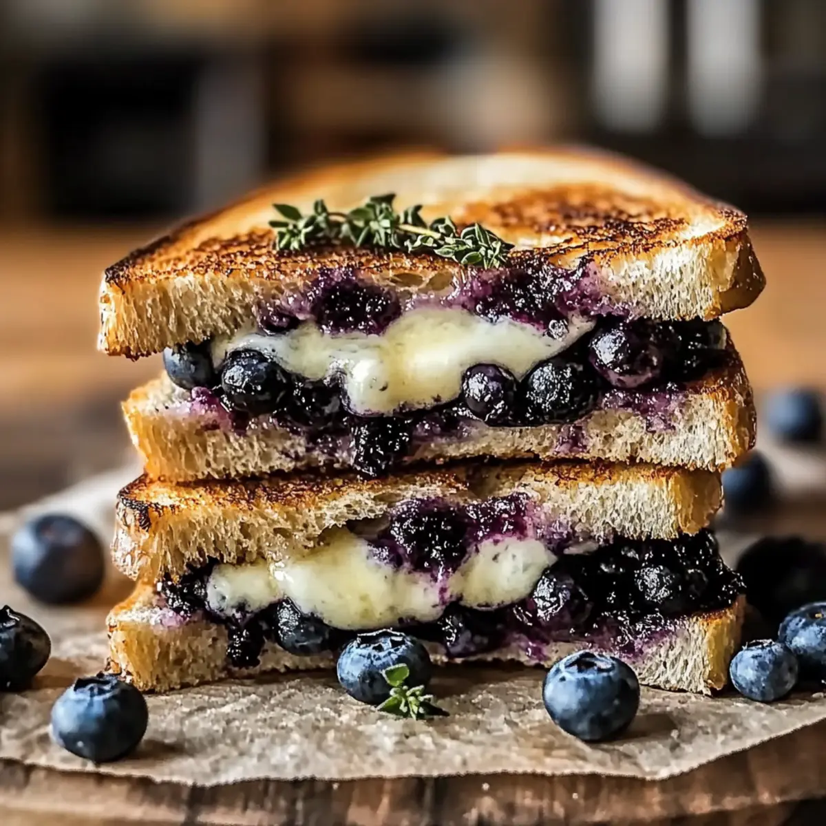 Blueberry Grilled Cheese