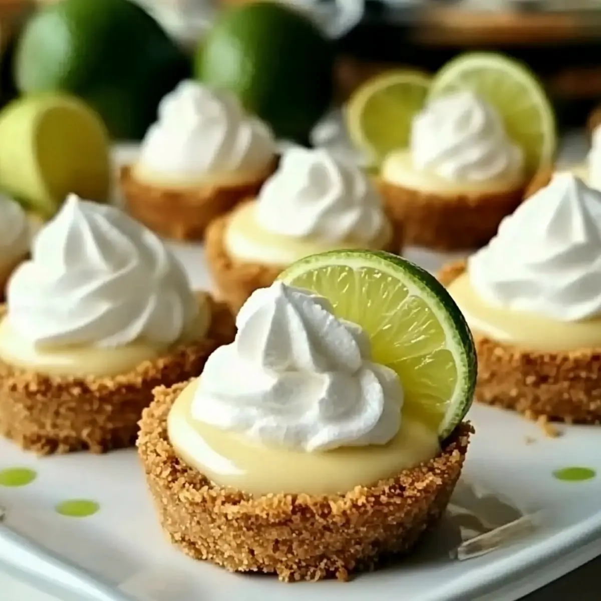 Mini No Bake Key Lime Pies