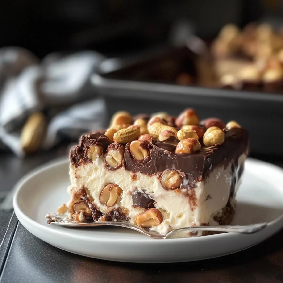 Buster Bar Ice Cream Cake