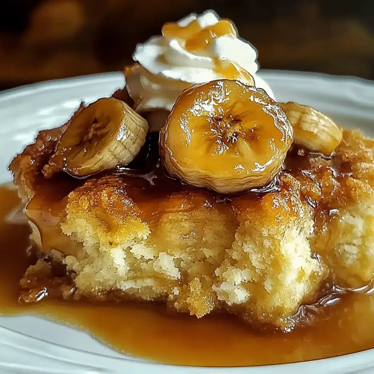 Banana Foster Cobbler