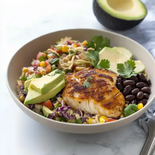 Baja Fish Taco Bowls