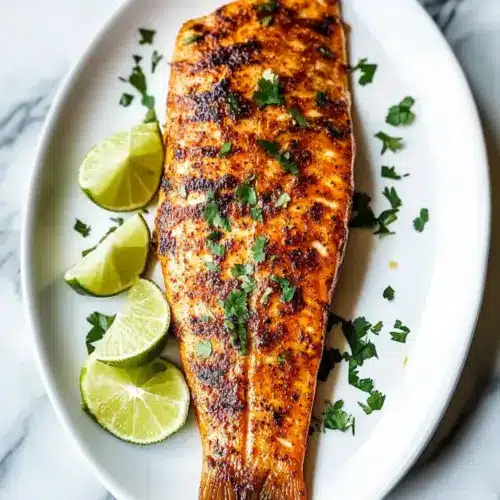 Chili Lime Baked Trout
