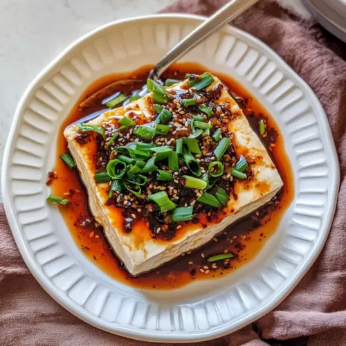 Chili Garlic Silken Tofu
