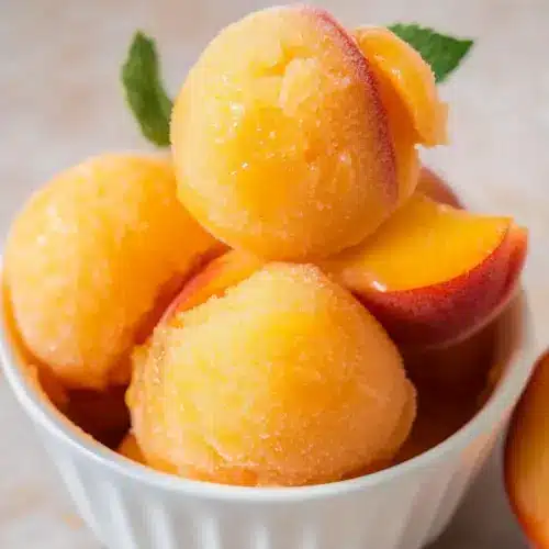 Perfect Peach Sorbet