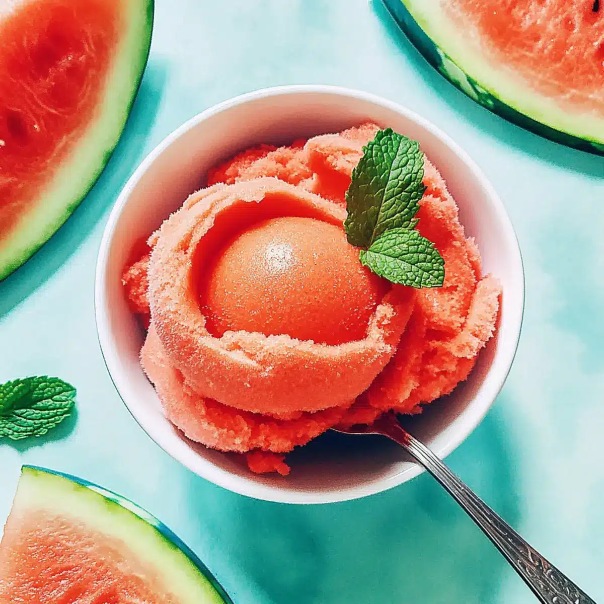 Watermelon Sorbet
