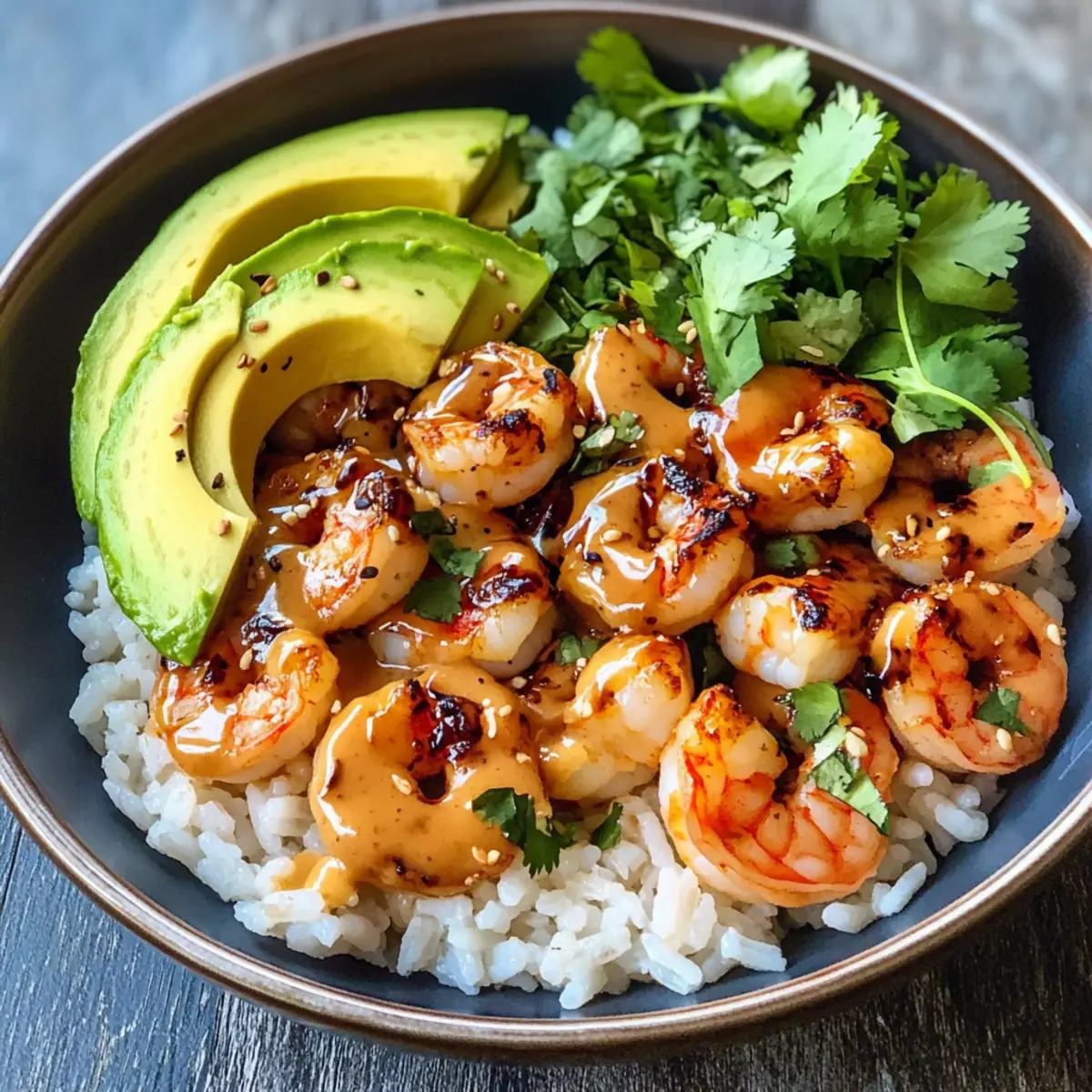 Teriyaki Shrimp Rice Bowls