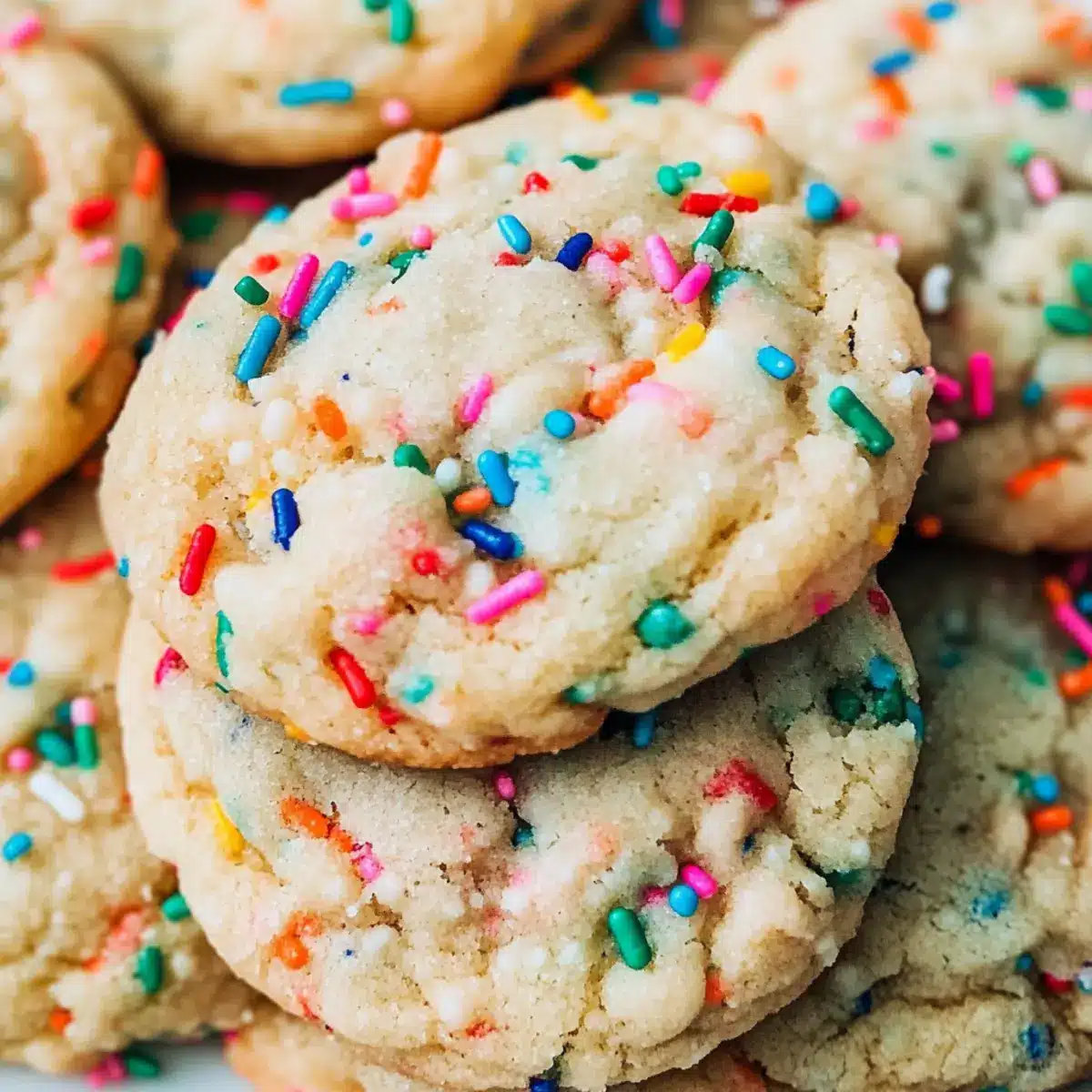 Soft Funfetti Cookies
