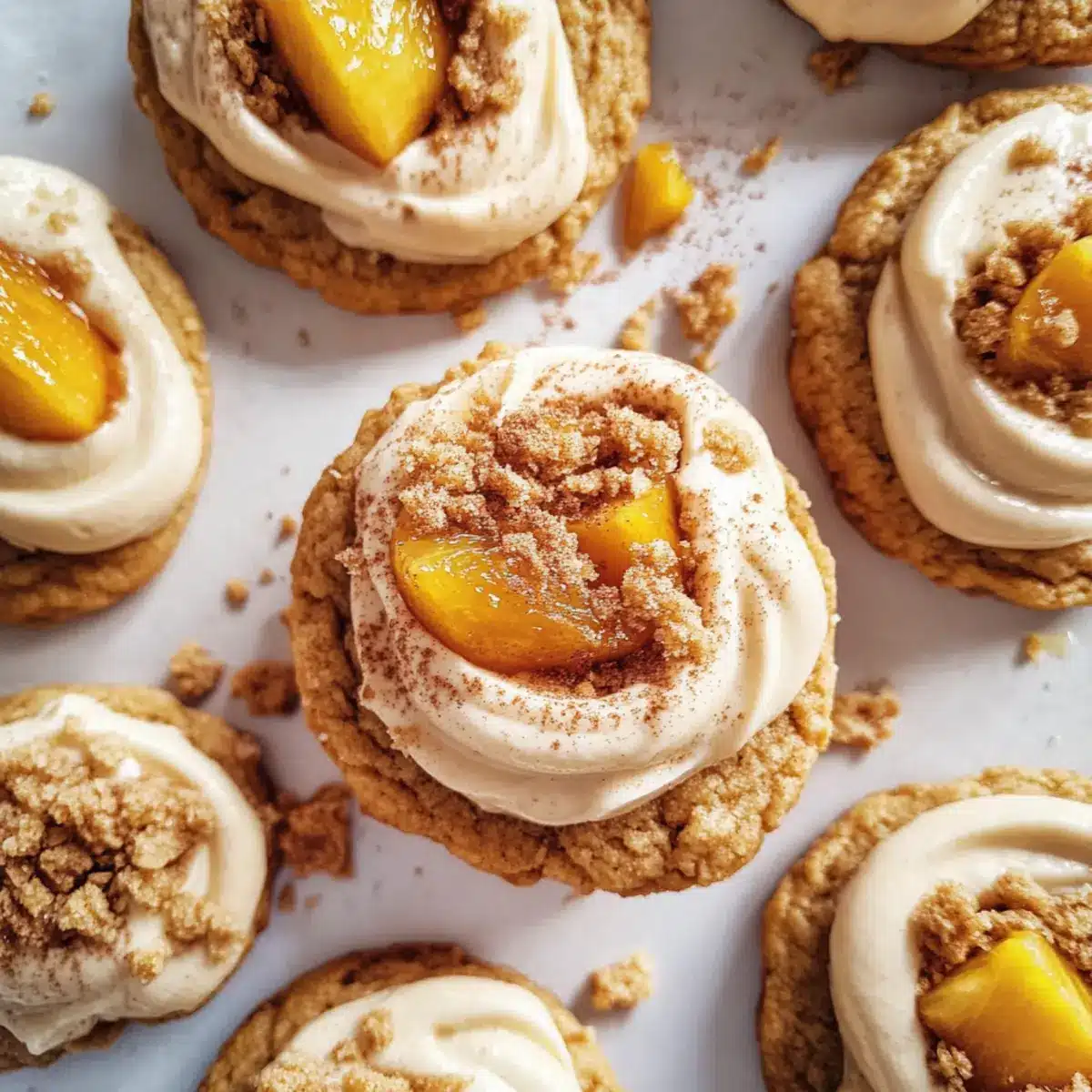 Peach Cobbler Cookies