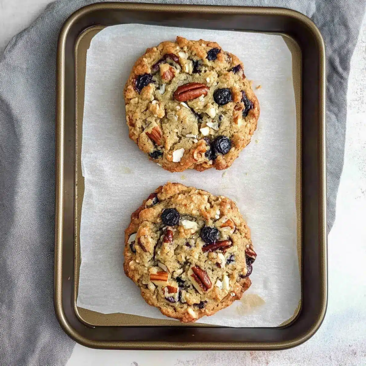 Blueberry Coconut Pecan Cookies