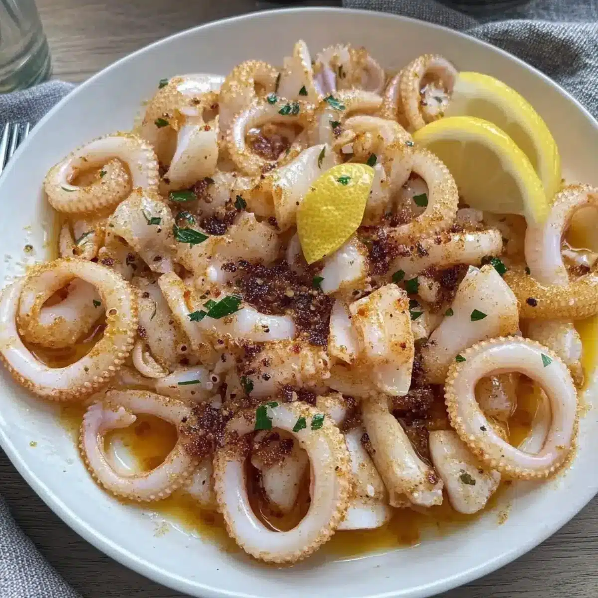 Sauteed Cajun Calamari