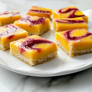 Raspberry Mango Bars