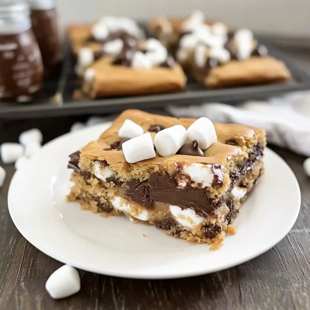 S’mores Cookie Bars