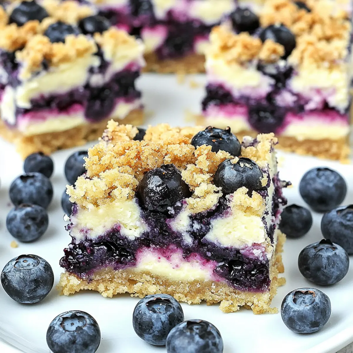 Blueberry Cheesecake Bars