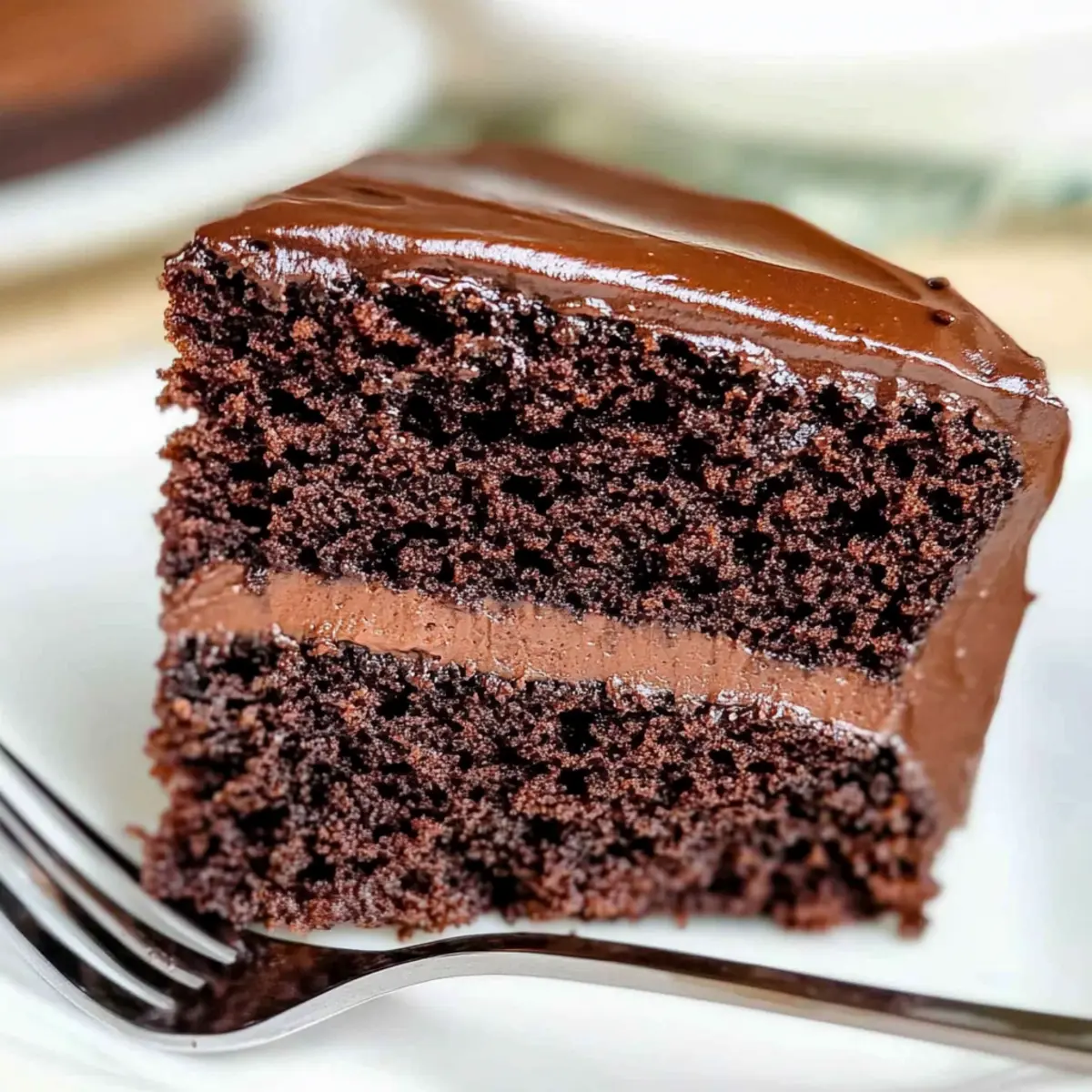 Chocolate Cake with Chocolate Frosting