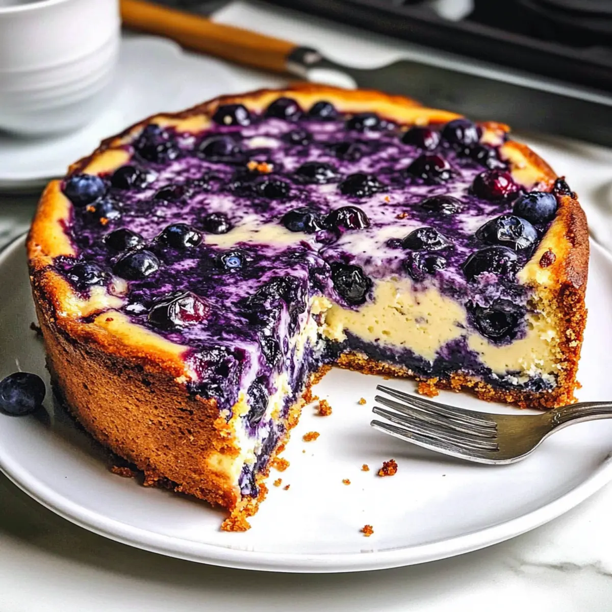 Nova Scotia Blueberry Cream Cake
