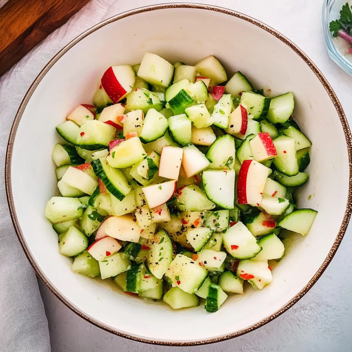 Cucumber Apple Salad