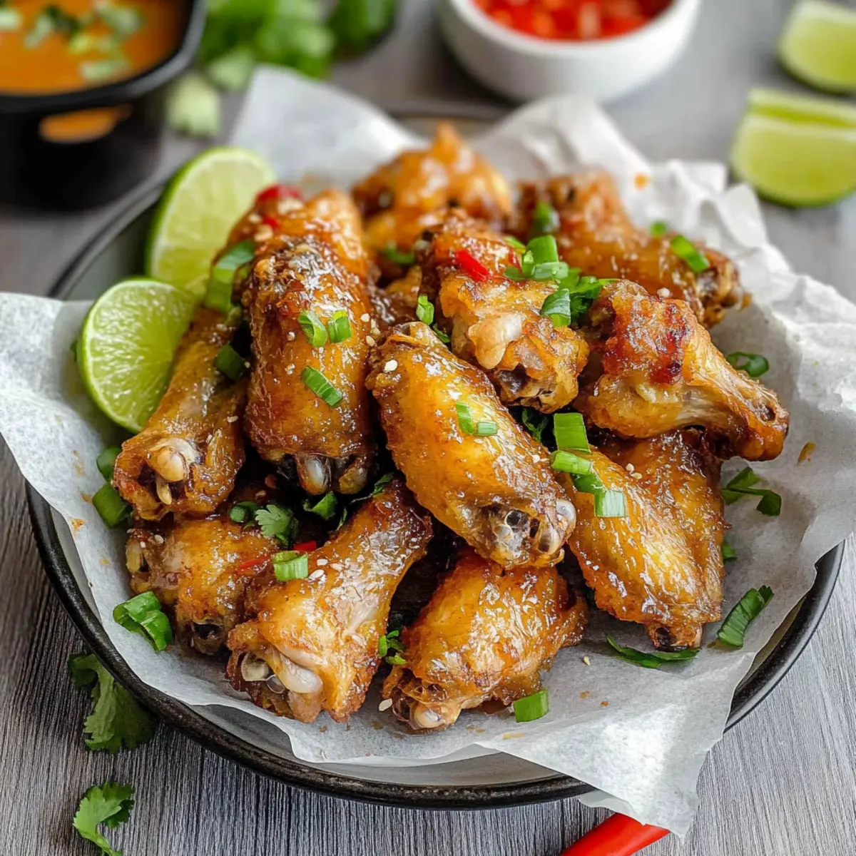 Vietnamese Fish Sauce Chicken Wings