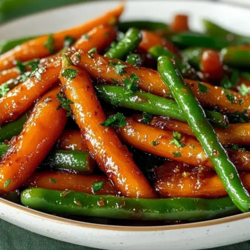 Honey Glazed Carrots & Green Beans