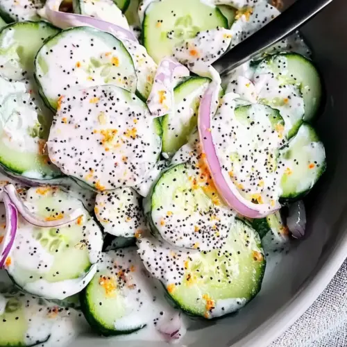Cucumber Everything Bagel Salad