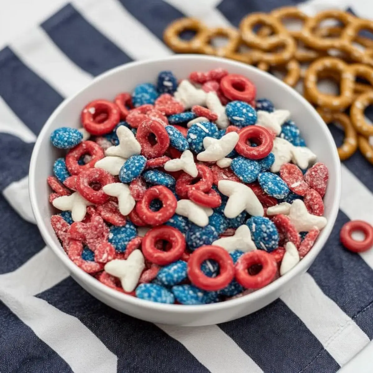 4th of July snack mix