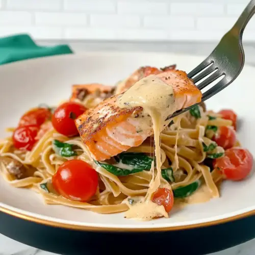 Tuscan Salmon Pasta