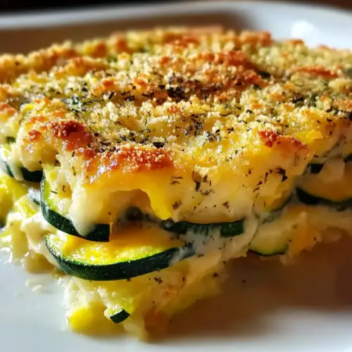Zucchini and Yellow Squash Au Gratin