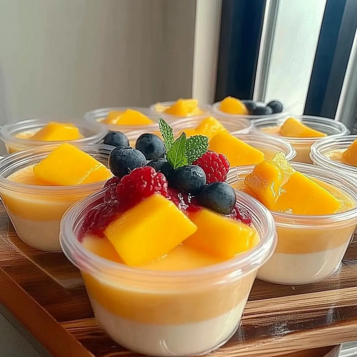 No-Bake Mango Panna Cotta
